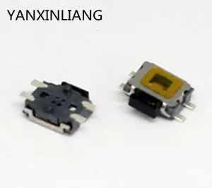 

100PCS 4.7x3.5x1.6mm 4 Pin SMT SMD Side Tact Tactile Push Button Switch Mount