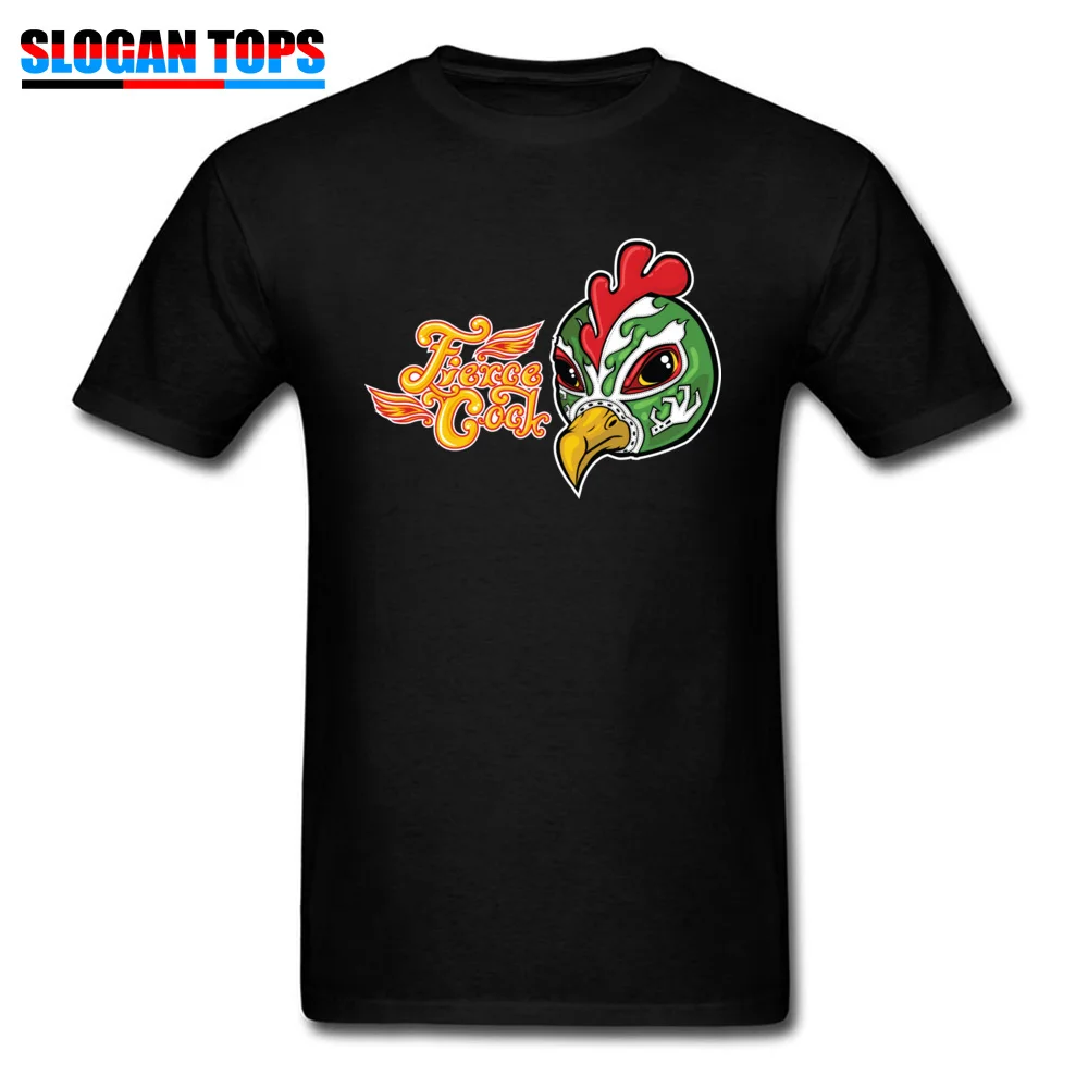 Best 2018 New Men T shirt Fierce Cock Tees Mexico Style T Shirt Summer Black Letter Tops Custom Novelty Cartoon Streetwear Cotton