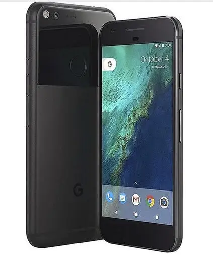 Разблокированный сотовый телефон Google Pixel X/XL 5,0/5,5 дюймов экран 4G LTE 4 Гб ram 32 ГБ/128 Гб rom(оригинальное быстрое зарядное устройство - Цвет: black