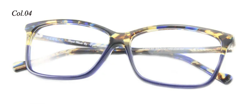 Col 04 Eye wonder женские модные оправы для очков ацетат дизайнерские очки Lunettes очки аксессуары - Цвет оправы: Col 04