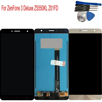

New 5.5" For Asus ZenFone 3 Deluxe ZS550KL Z01FD LCD Display Touch Screen Digitizer Assembly Replacement for ZS550KL Screen