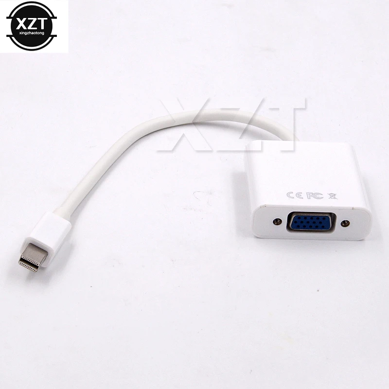 Thunderbolt Mini DP to VGA Adapter Cable DisplayPort Converter Male Female 1080P for HDTV Monitor MacBook Projector PC | Электроника