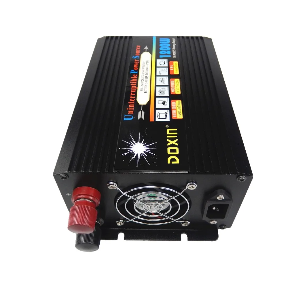 DC 24V input to AC 220V 50HZ/60HZ output,1200W UPS Power Inverter With