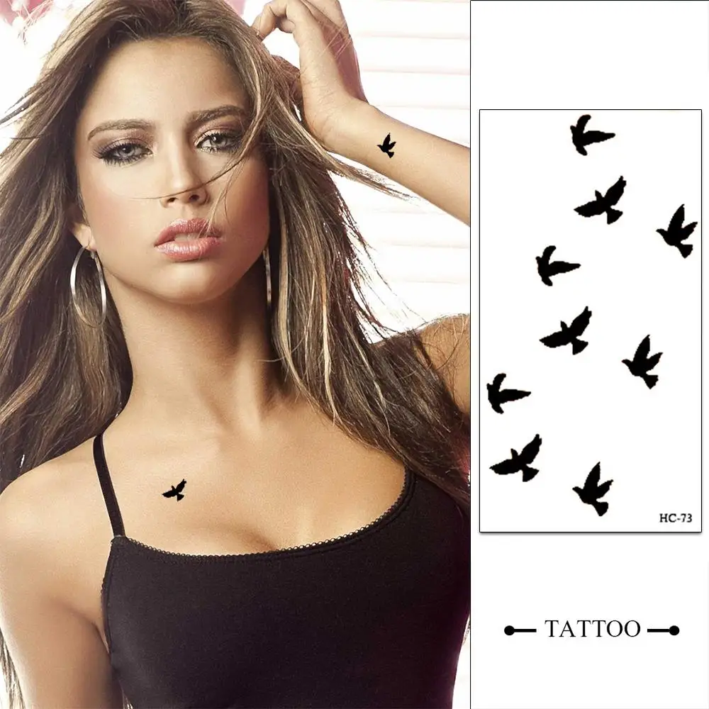 HC73 New Design Fashion Temporary Tattoo Stickers Temporary Body Art