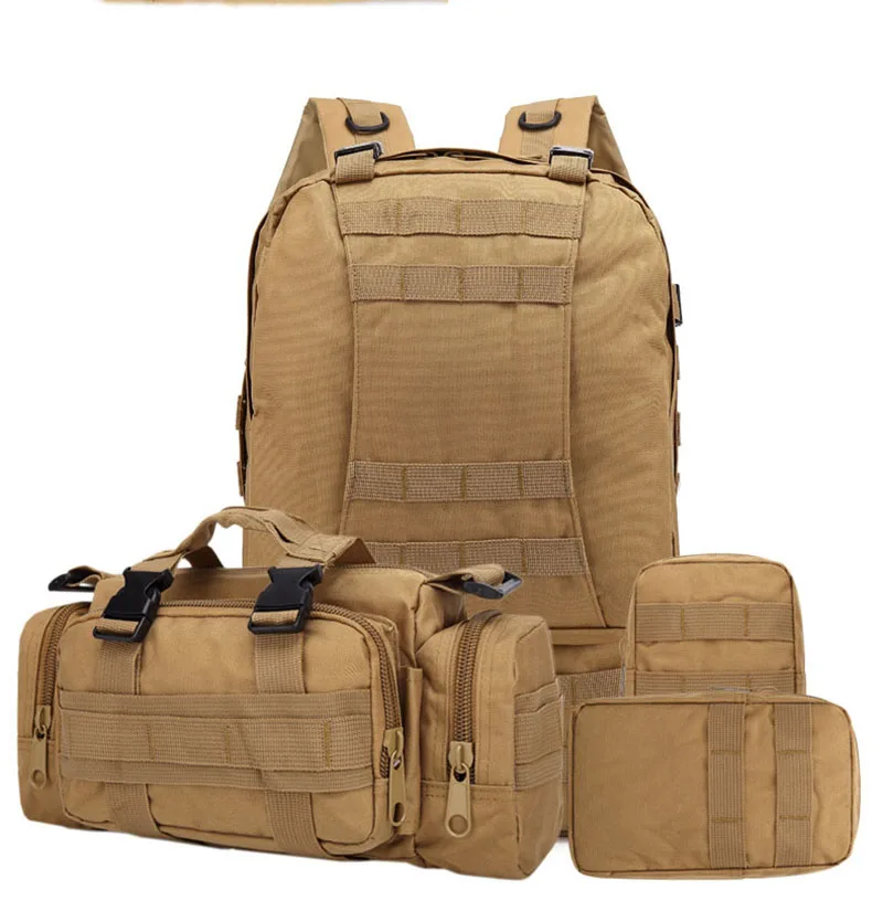55L Military Tactical Backpack Assault Pack Outdoor Camping Hiking Travel Bag Cycling Climbing Rucksack Kitbag (17)