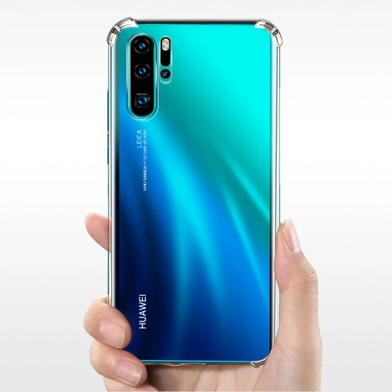 

Airbag shell Soft Clear Phone Cover for Huawei P20 P30 Pro P20lite P30Pro Transparent Shockproof case for huawei Honor 8X V20