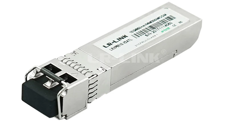 LR-LINK 8510-X3ATL совместимый с Cisco 10Gb Ethernet SFP+ модуль приемопередатчика 10GBase-SR, MMF 850nm 300m