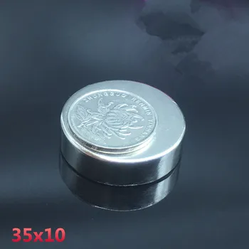 

1pcs neodymium magnet 35*10 mm N35 super powerful magnet 35mm x 10mm neodymium magnet 35x10 mm disc rare earth NdFeB magnets