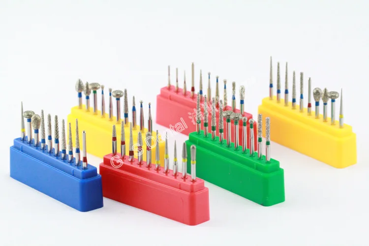 Dental Diamond Burs Used For Porcelain / Shoulder / Polishing