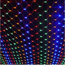 Новый год! 2x3 м гирлянды во главе Предновогодние загорается открытый украшения LED чистый строки EU/us Plug праздник Luzes de натальные гирлянды