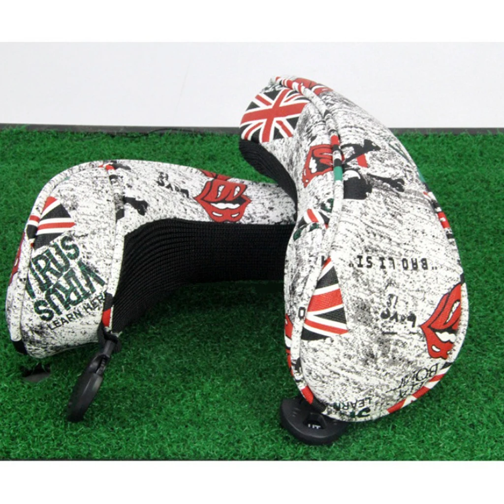 4Pcs/Pack Professional Golf Club Headcover Driver Head Cover Protector For Wood Putters Club Accessories Protector