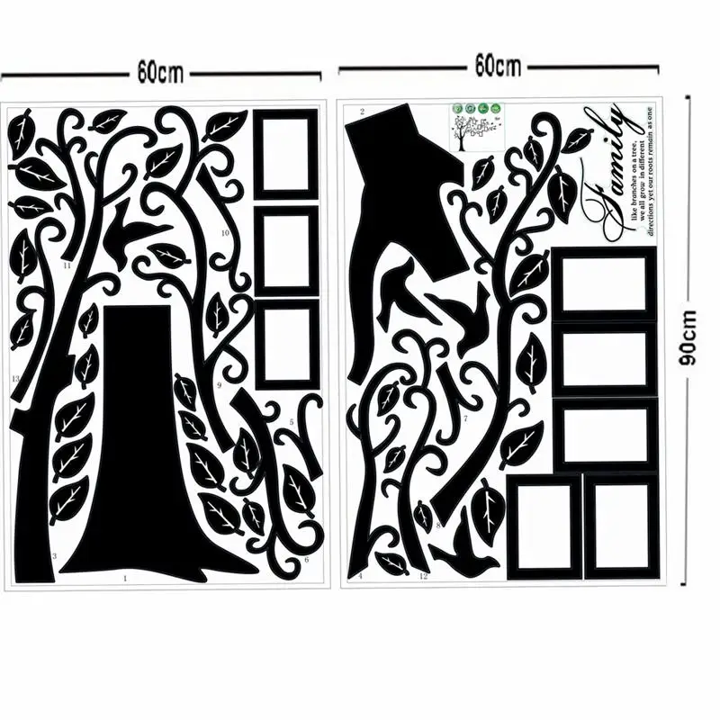 Family Tree Frames For Wall pictures frame large tree wall decals living room decoration Family Tree Frames For Wall pictures frame large tree wall decals living room decoration