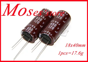

450v 120uf 100% Original new NCC KXJ KXG Series Electrolytic Capacitor Capacitance Radial 18x40mm (50pcs)