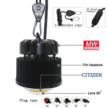 Citizen CLU048-1212 100W COB светодиодный Grow светильник полного спектра, для теплицы гидропоники растения растут светильник заменить HPS лампы
