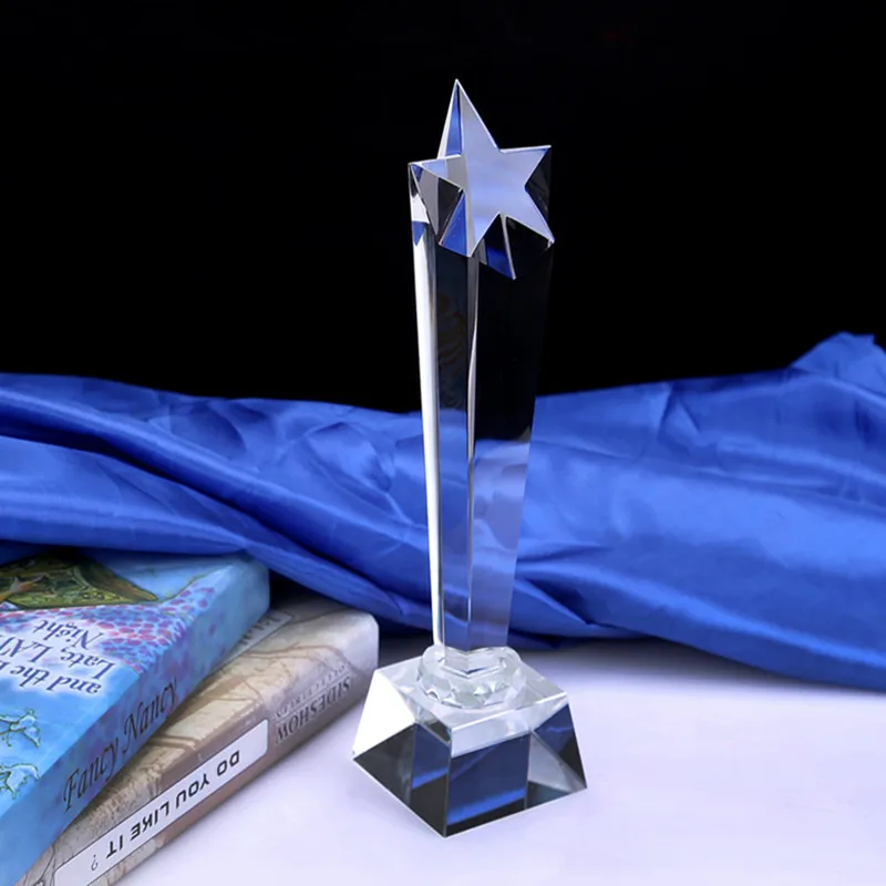 Crystal Glass Star Trophy Sports Event Awards and Trophies souvenirs
