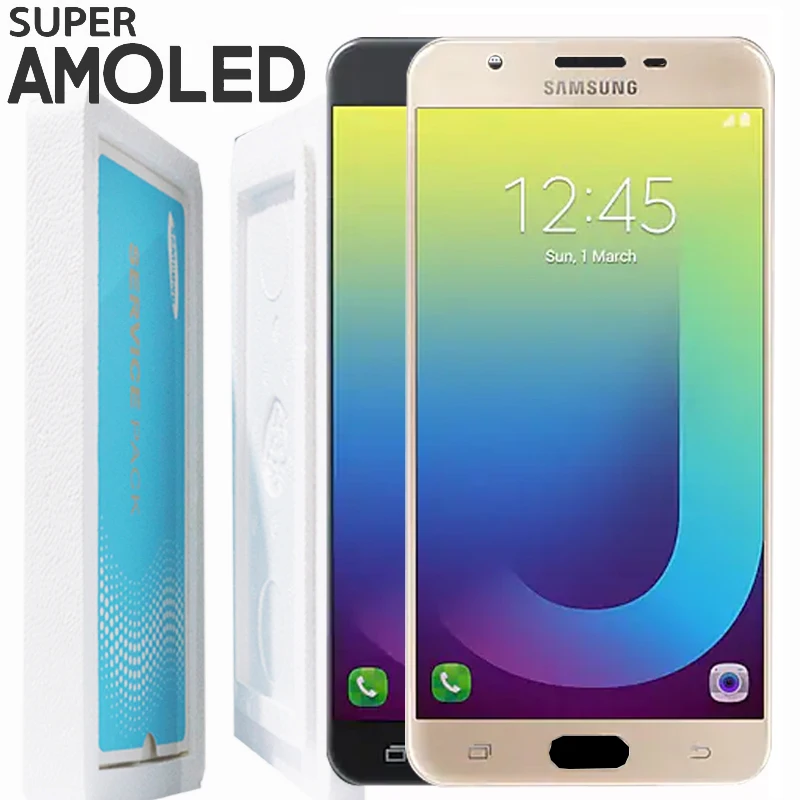 

ORIGINAL 5.5'' for SAMSUNG Galaxy J7 Prime G610 G610F On7 2016 G6100 Display Touch Screen full Digitizer Assembly Double Holes