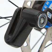 Безопасность Противоугонный сверхмощный мотоцикл велосипед мопед скутер диск ротор замок твердый Непобедимый дизайн будет deter3.0