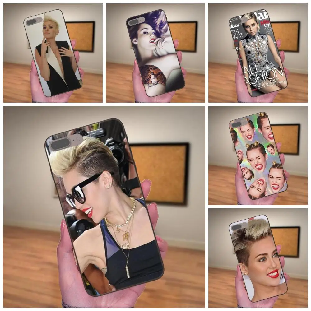 

For Apple iPhone 4 4S 5 5S SE 6 6S 7 8 Plus X XS Max XR New Multi Colors Luxury Phone Case Sexy Girl Miley Cyrus Pattern