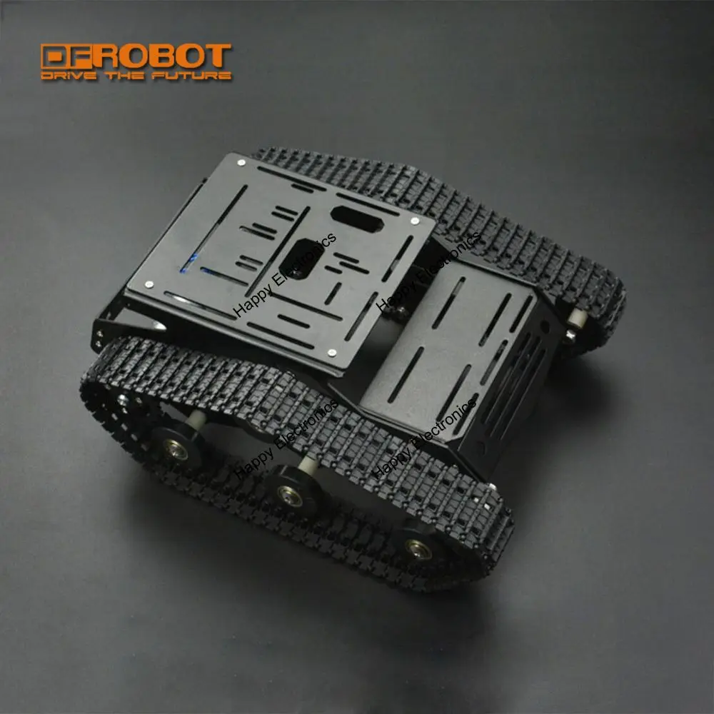 

DFRobot Forerunner Track Tracked Chassis Robot Robotics Platforms car with 12V 160RPM Motor compatible with Arduino Raspberry Pi