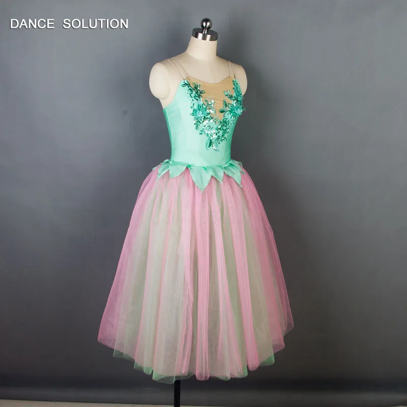 strapless open back dress Tutu du Monde Girls Forest Fairy Tutu Dress Girls Kids 6-7 Year Green Cotton by Childrensalon