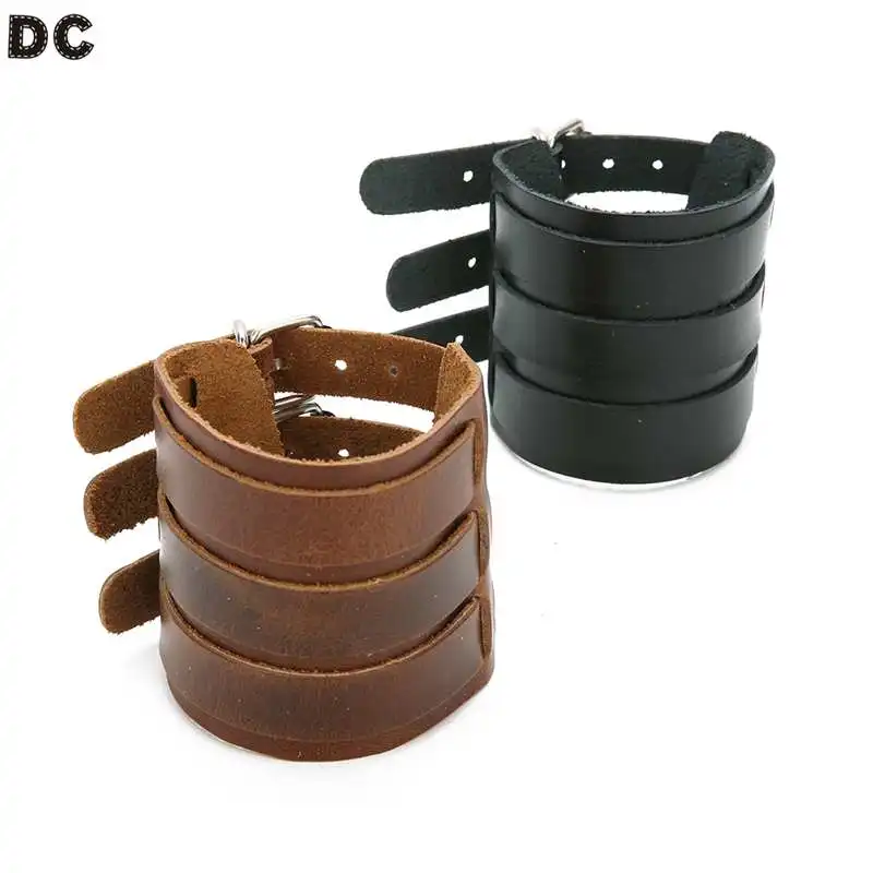 

DC Leather Bracelets Fashion Jewelry Unisex Punk Bracelets Personality Charming Wrist Trinkets Men Bangles Valentine's Day Gift