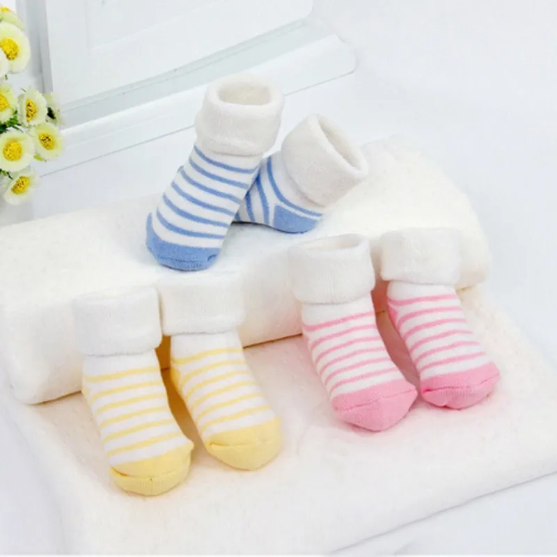 Теплые хлопковые носки для маленьких мальчиков и девочек, От 0 до 3 лет носки для маленьких девочек, носки для новорожденных, носки для младенцев, S2