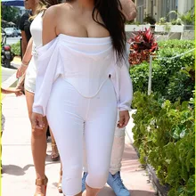 Индийское платье сари новые продукты как пирожные европейский и американский стиль сексуальное одно слово Led грудь из двух частей наряд