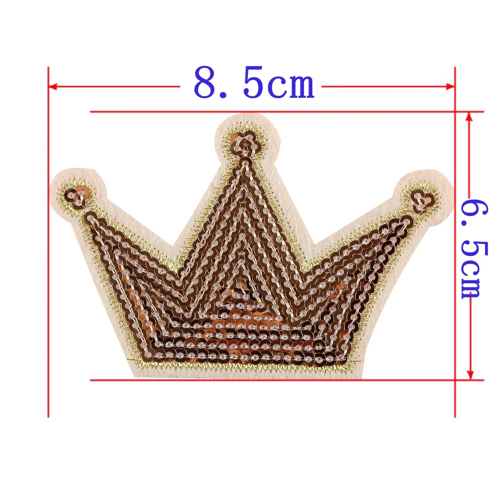 

1Pcs New Cartoon Patches Iron On Embroidered Sequined Patch Flower Applique DIY Sewing Fabric Repair Clothes Patches Stickers