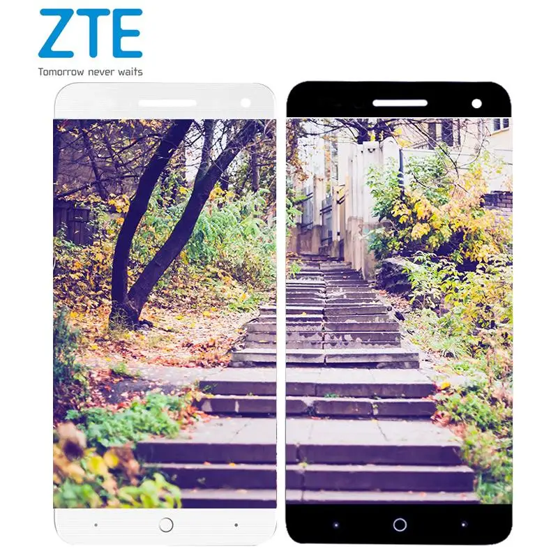 5 0 '񟡰x720 экран для ZTE Blade L4 Pro A465 ЖК дисплей + сенсорный дигитайзер стекло полная