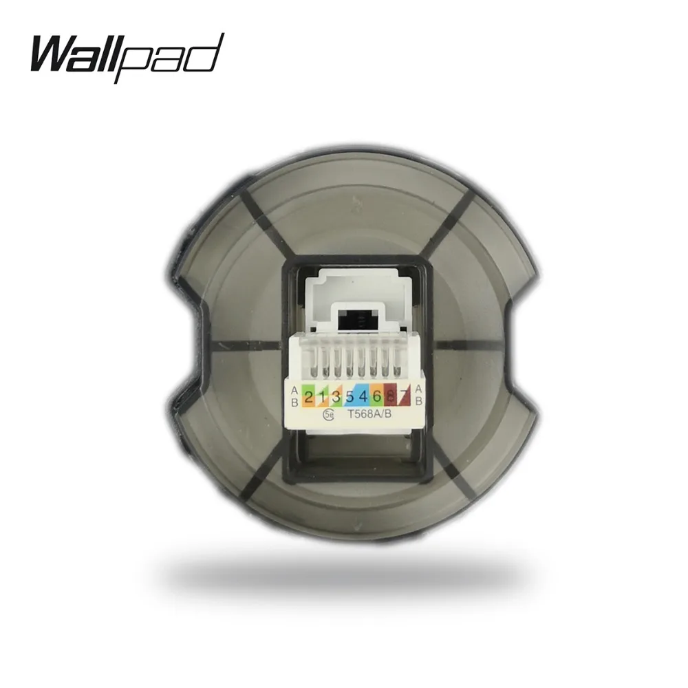 Настенная панель L6 черный белый серый CAT6 RJ45 ПК Ethernet компьютерная передача данных настенная розетка модульная DIY комбинация