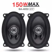 2pcs / Set 4X6 Inch 150W Car Speaker Automobile Car HiFi Audio Full Range Frequency Coaxial Speaker Auto High Pitch Loudspeaker