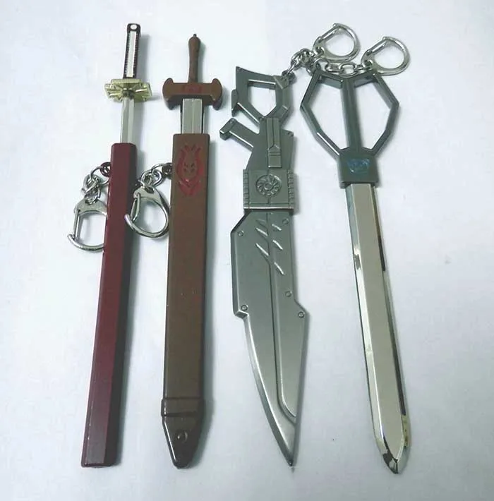 

Wholesale/Retai Anime Akame ga kill! anime key chain Kurome's sword keychain key ring Toy model Periphery Dolls Accessories