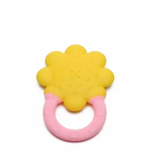 אמא ומלאך קלאסי תינוק Teehters רך שיניים מקל Teether ללעוס צעצוע עבור תינוק ילדים סיליקון מזון מזין משלוח חינם, כדי-012
