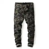 メンズ軍事カーゴパンツジッパースウェットパンツスラックスジョガー迷彩戦術パンツ男ストリート汗パンツ良い品質快適なズボン