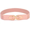 Fashion Thick PU Leather Elastic Wide Belts for Women Stretch Waist Dress Plus Size 5