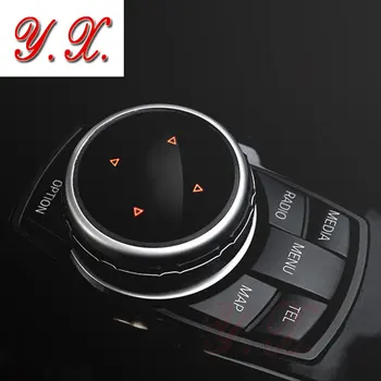 

Fashion For BMW Multimedia iDrive Buttons Cover Stickers for BMW E46 E60 X5 X6 X1 X3 E90 F10 F30 F18 F15 F16 F25 Stickers