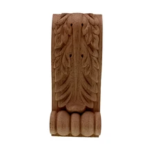 VZLX Европейский дубовый Цветочные резьба аппликация Винтаж домашнего декора аксессуары двери корпусная мебель фигурки