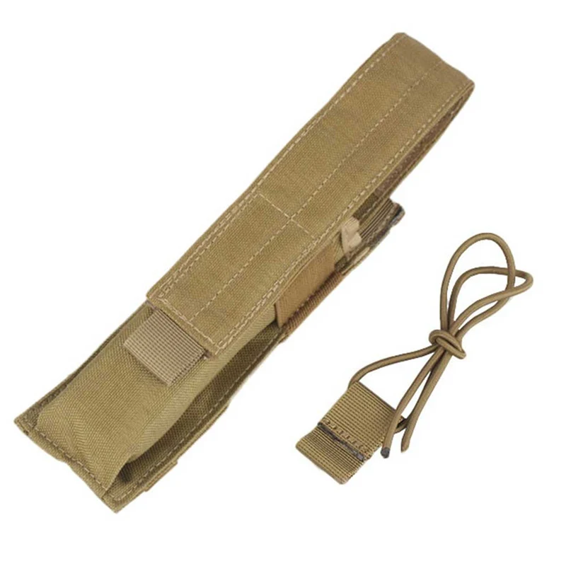 Emerson Tactical MOLLE EmersonGear Hunting Quick Access Single SMG Magazine Mag Pouch Holder Bag Carrier For MP5 / MP7 / KRISS - Цвет: KH