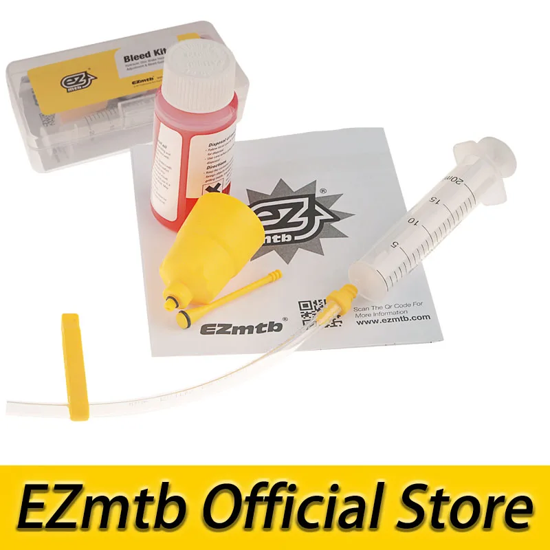 

2018 newest ezmtb bleed kit with 60ml mineral oil for shimano hydraulic disc brake M355 315 395 446 447 596 615 785 8000 9000
