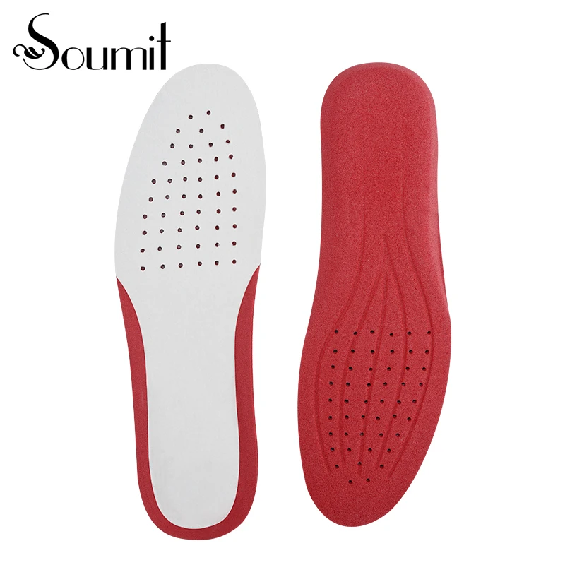 

Soumit Ultra Thin Breathable Deodorant Leather Insoles For Shoe Pigskin Arc-Shaped Insole Replacement Inner Soles Pad for Men