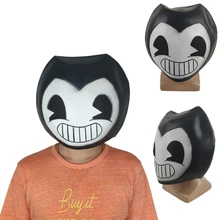 Game Bendy Mask Cosplay Costume Prop Halloween Party Latex Masks Helmet Game Bendy Mask Cosplay Costume Prop Halloween Party Latex Masks Helmet
