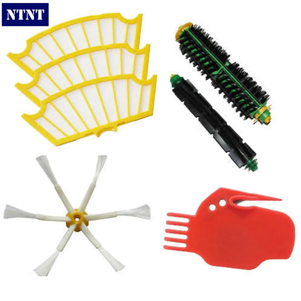 

NTNT Free Post NEW Brush 6 armed and Filter Set For iRobot Roomba 530 550 560 570 580