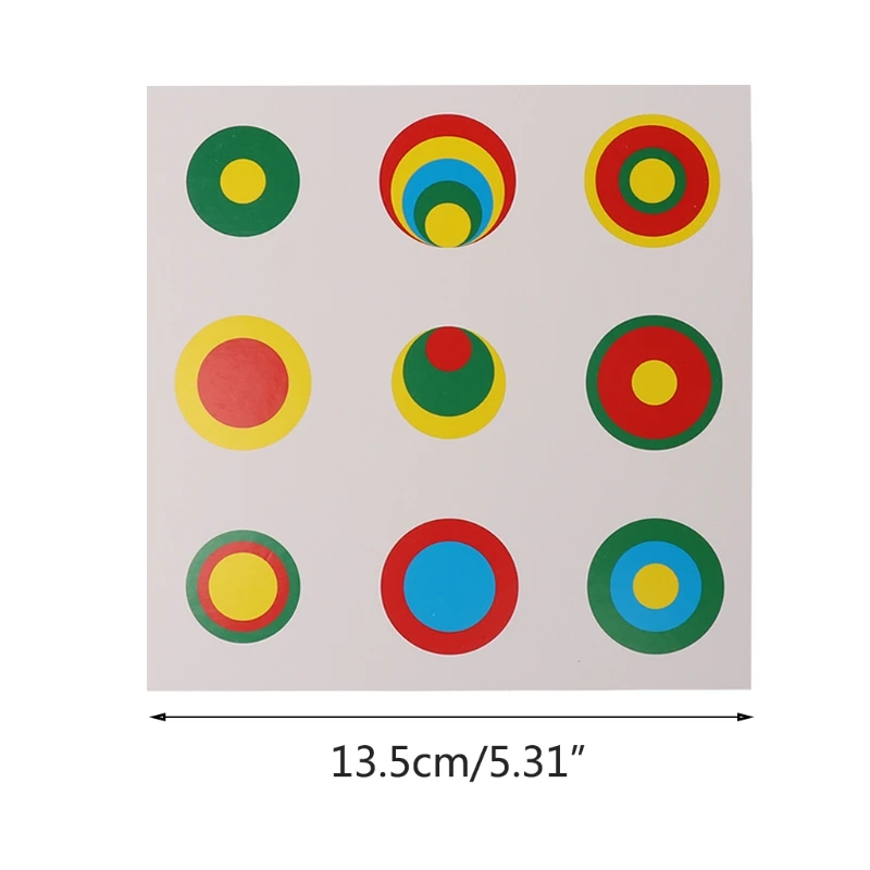 Монтессори Раннее детство цвета быстрая память образование соответствующая карта, цилиндр JU12 Прямая поставка