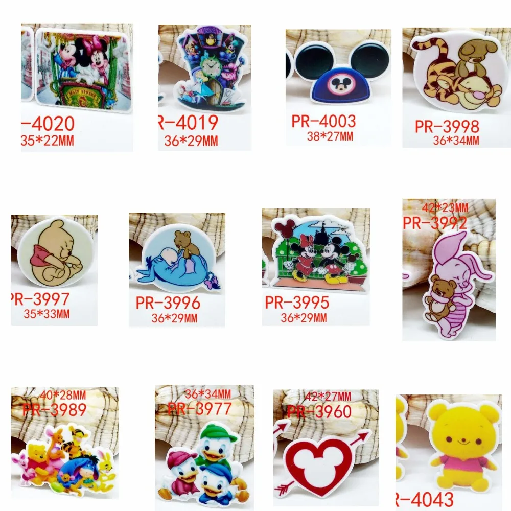 

Free shipping 30 pcs cartoon character planar resin PR 4043