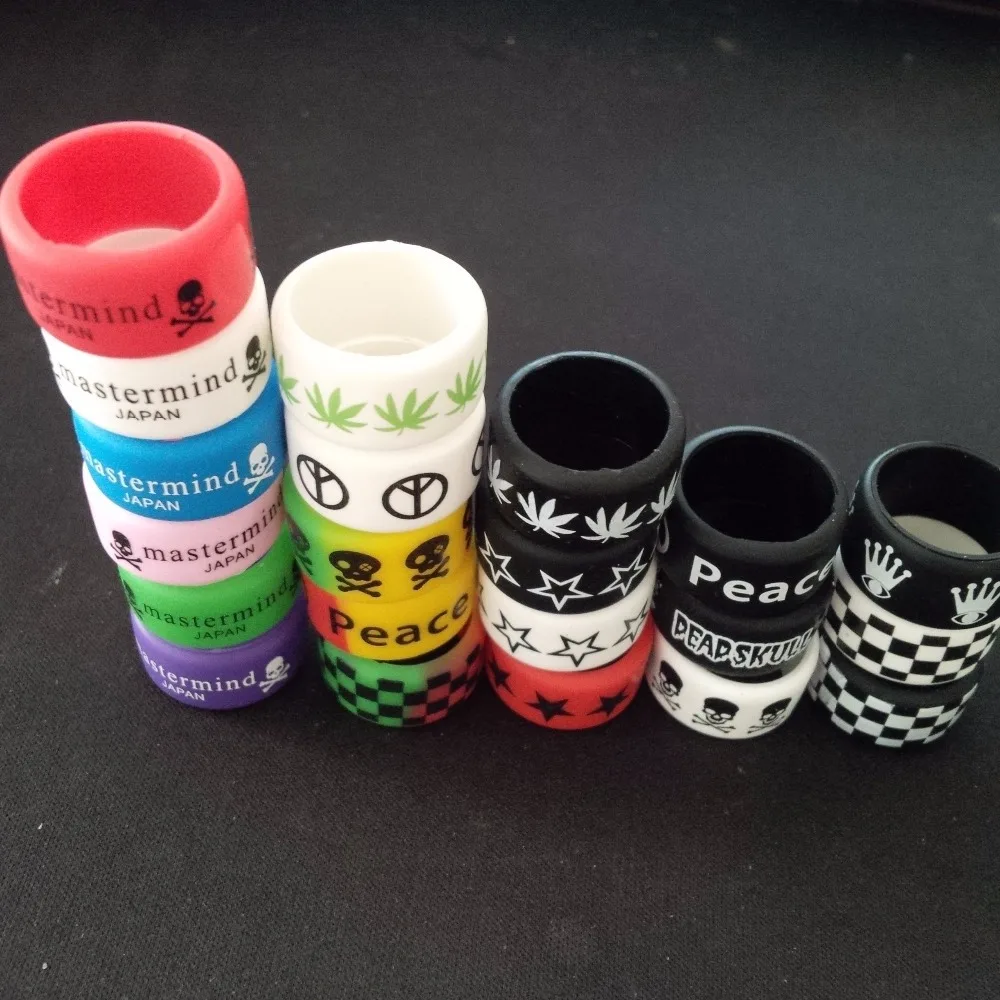 Skull online silicone ring