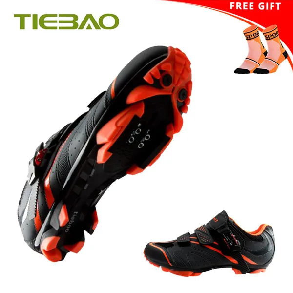 socks for 1413 O Tiebao велосипедная обувь Мужская дышащая Sapatilha Ciclismo Mtb обувь для верховой езды велосипед самоблокирующийся спорт Горный велосипед обувь - Цвет: socks for 1413 O