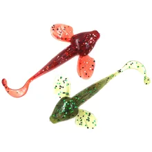 6Pcs/lot Delicate Bait 85mm 4.5g Fishing Lure Silicone Baits Isca Synthetic Para Pesca Leurre Souple Fishing Sort out Wobblers