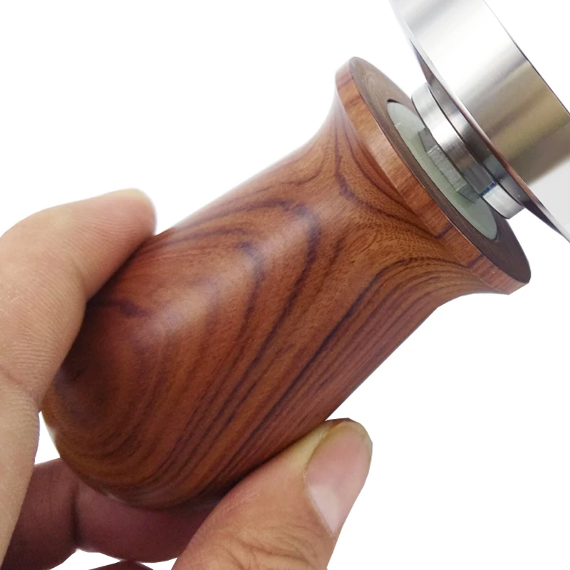 

Stainless Steel Coffee Tamper Flat Base Espresso Beans Press Tool calibrated tamper Coffee Accessories Free Shipping