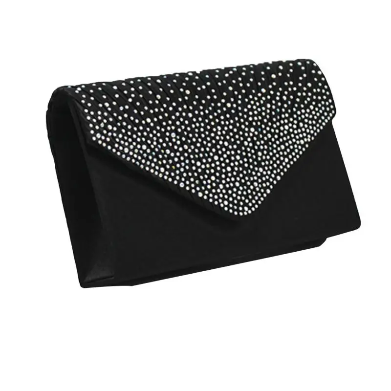 

2018 Women Envelope Bags Clutchs for Parties Beach Satin Rhinestone Wedding Handbag Evening Party Clutch Bag Wedding Clutch