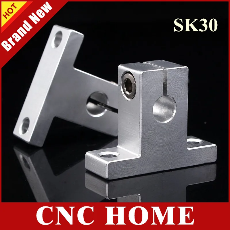 8pcs SK30 SH30A Linear Rail Shaft Bracket Support 30mm for Linear Motion Ball Slide Units and